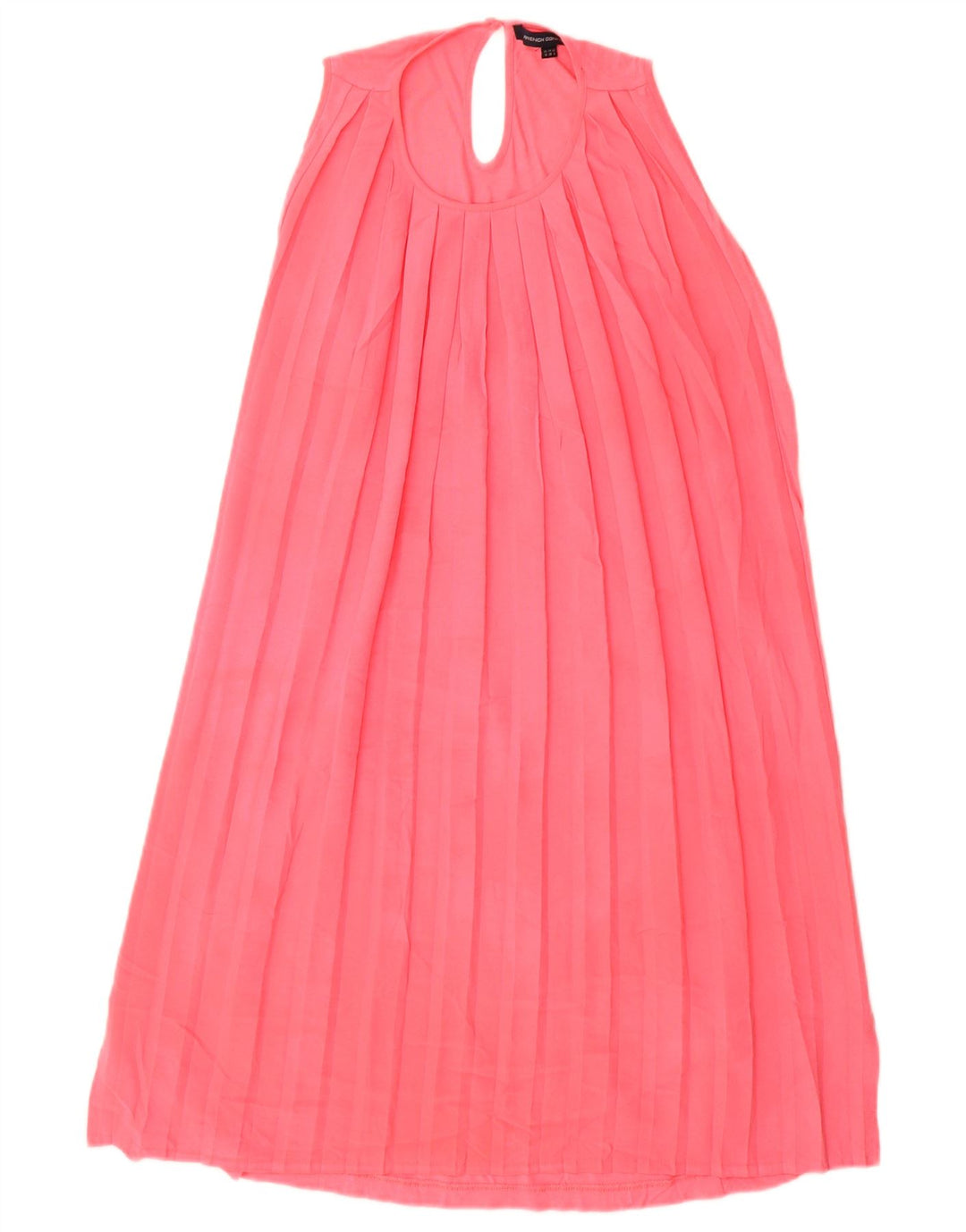 Abito a trapezio senza maniche da donna French Connection UK 10 piccolo in viscosa rosa