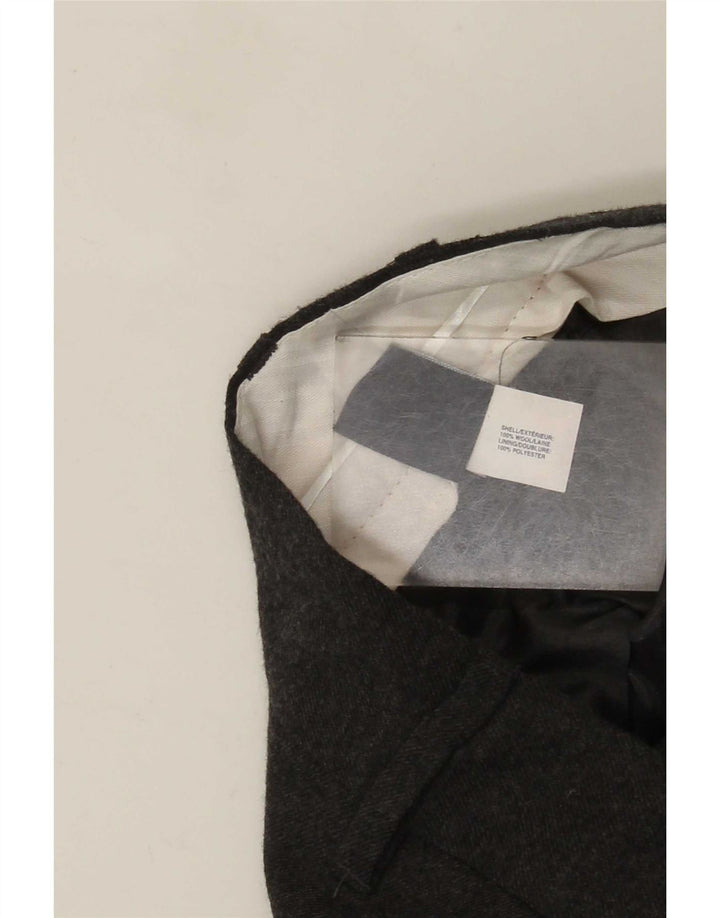 Pantaloni da abito Gap da donna a gamba larga US 4 Small W30 L32 Lana grigia