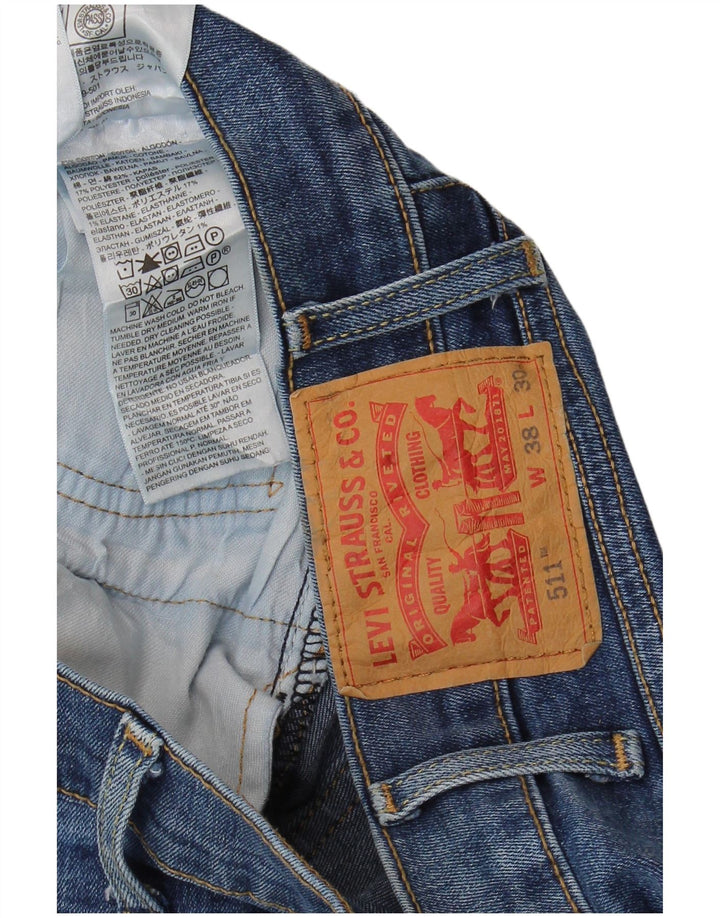 Jeans Levi's Uomo 511 Slim W38 L30 Cotone Blu