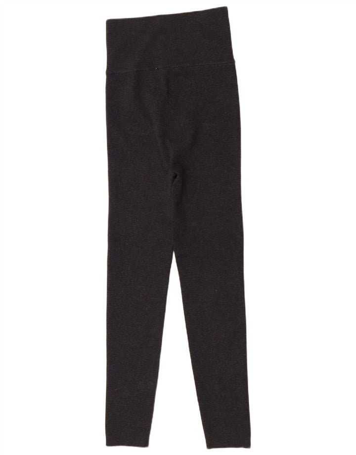 Leggings a vita alta da donna Zara UK 14 grande lana grigia