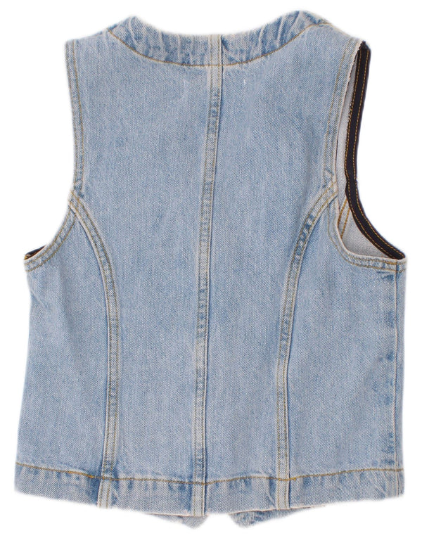 Gilet in denim per ragazze Zara 9-10 anni Blu