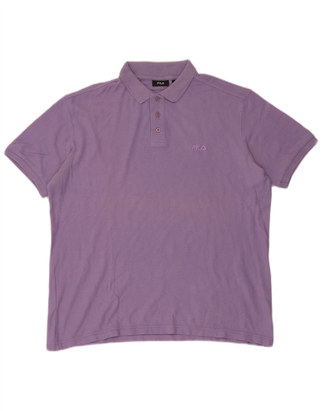 Polo da uomo FILA XL in cotone viola