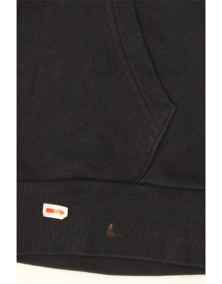 CONVERSE Womens Zip Hoodie Sweater UK 14 Medium Black Cotton Vintage Converse and Second-Hand Converse from Messina Hembry 
