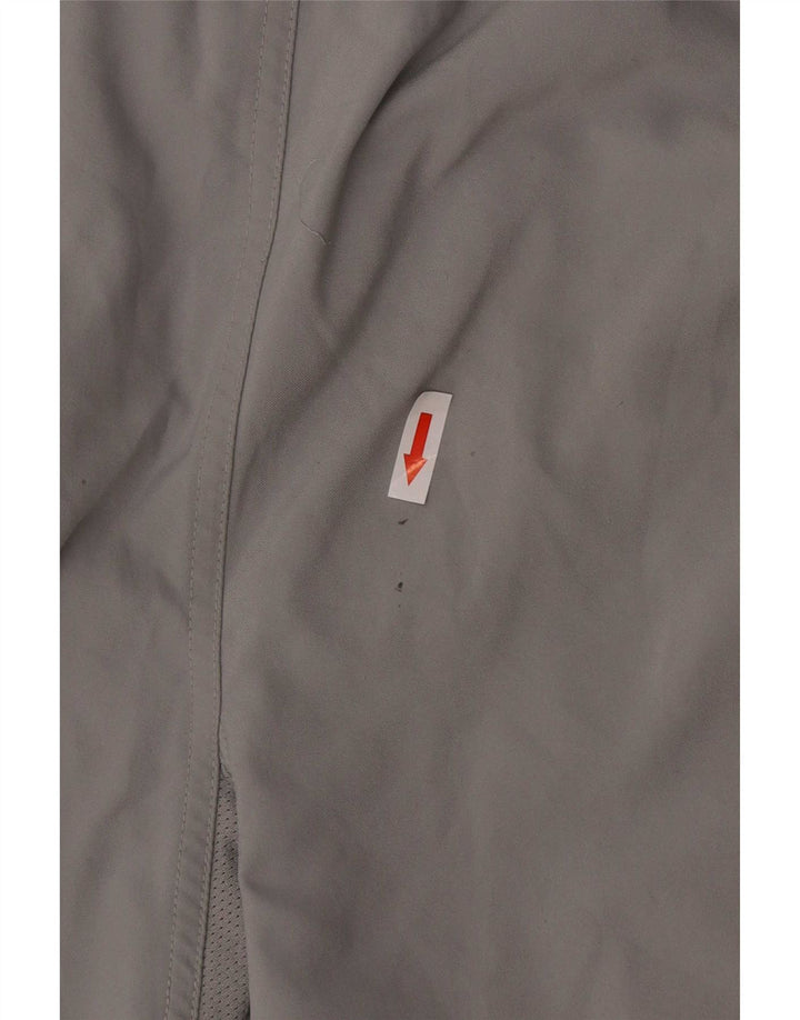Pantaloncini sportivi Nike da uomo in poliestere color block grigio medio