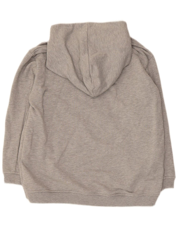 Maglione oversize con cappuccio da donna Chiara Ferragni UK 6 XS cotone chiazzato grigio