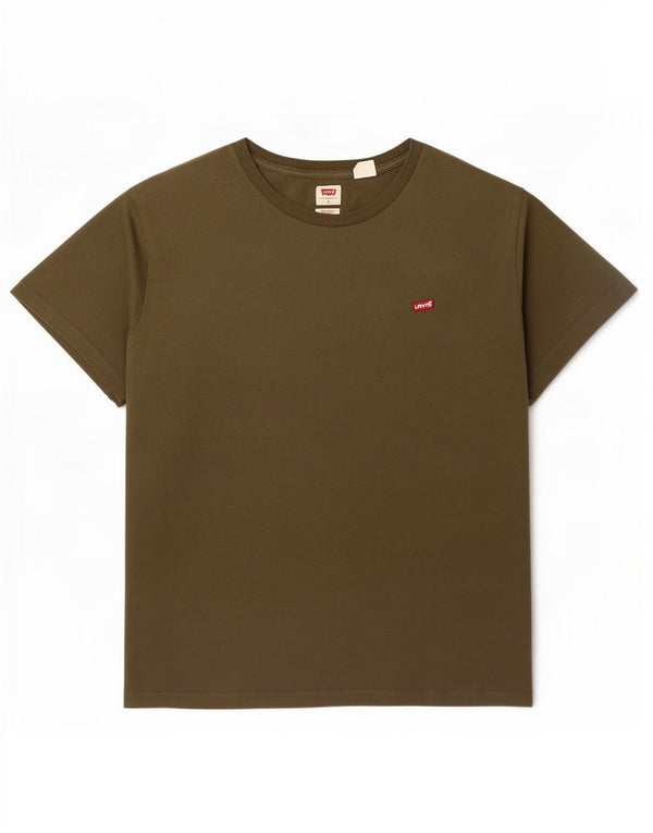 T-shirt standard da uomo Levi's Top XL in cotone kaki