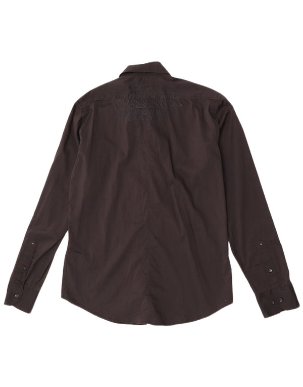 Camicia da uomo G-Star grande in cotone nero