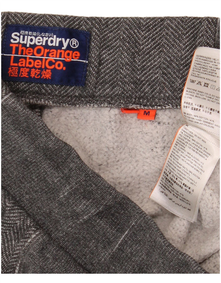 Pantaloni da tuta da uomo Superdry Orange Label da jogging in cotone grigio medio