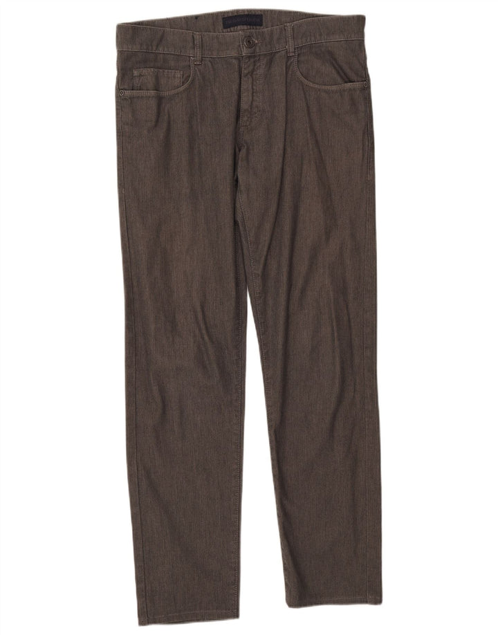Pantaloni Casual Dritti Uomo Trussardi W33 L31 Grigi