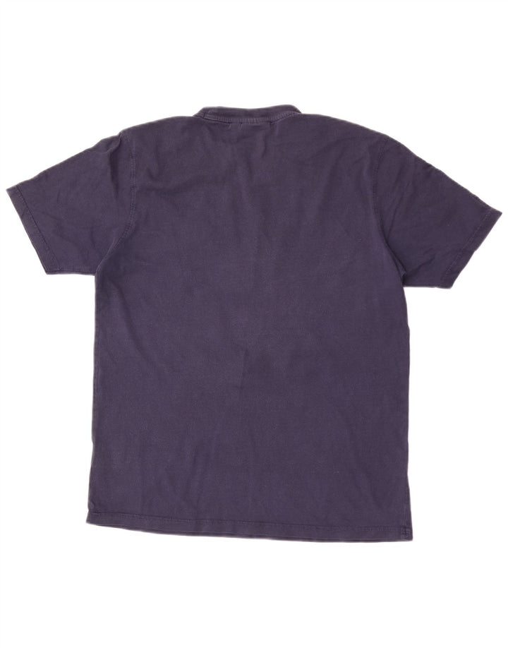 T-shirt grafica da uomo Fila Top in cotone blu navy medio