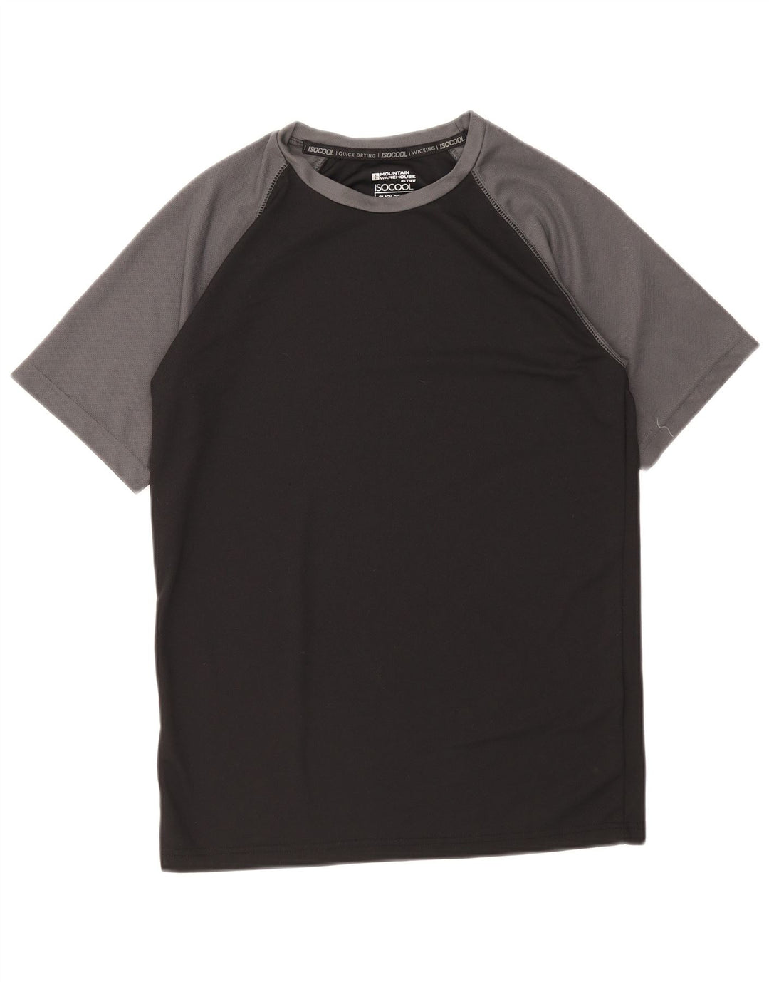 T-shirt da uomo Mountain Warehouse Top color block nero medio