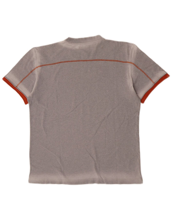 T-shirt grafica da uomo Gas Top XL grigio color block
