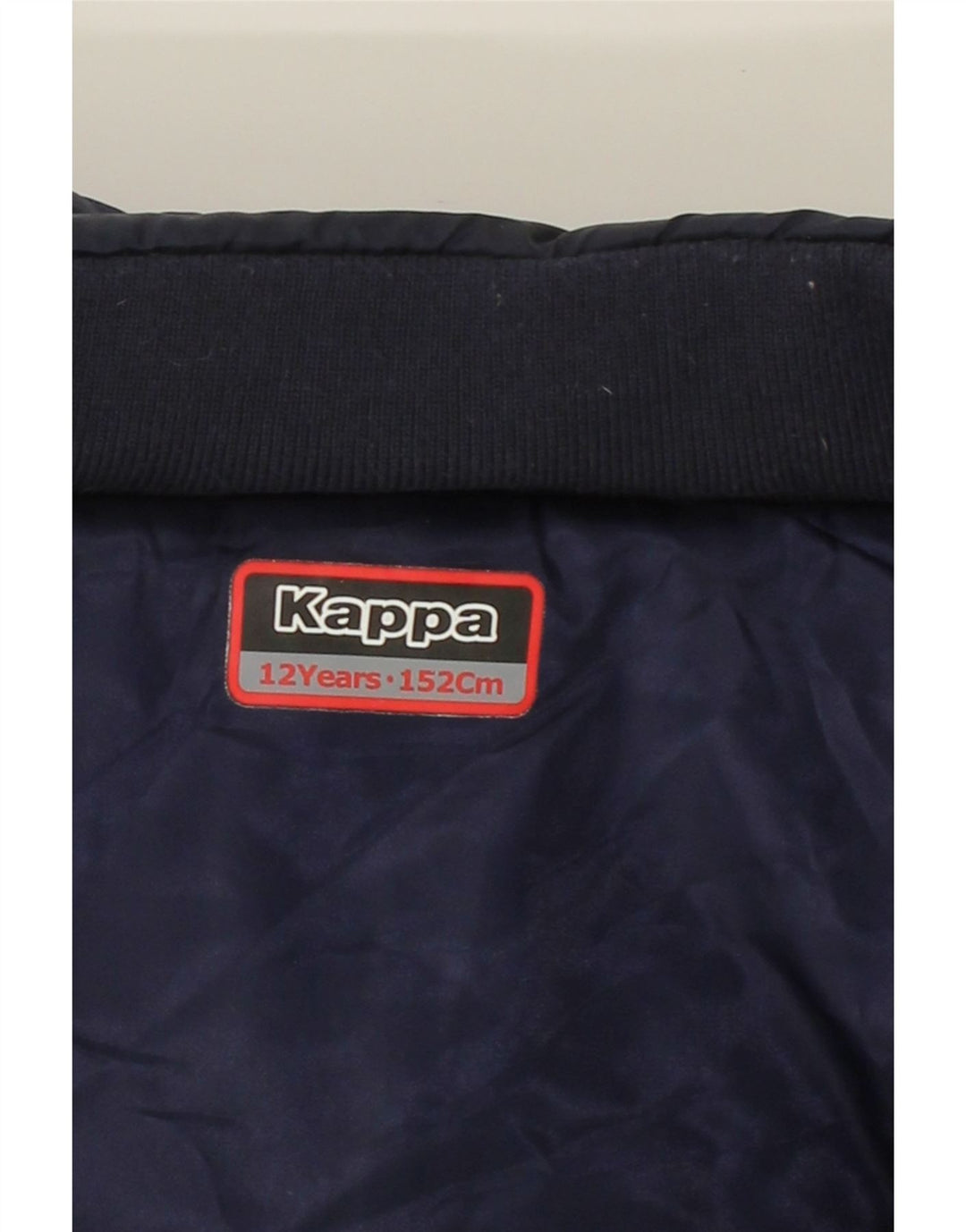 KAPPA Boys Hooded Padded Jacket 11-12 Years Navy Blue Polyester Vintage Kappa and Second-Hand Kappa from Messina Hembry 