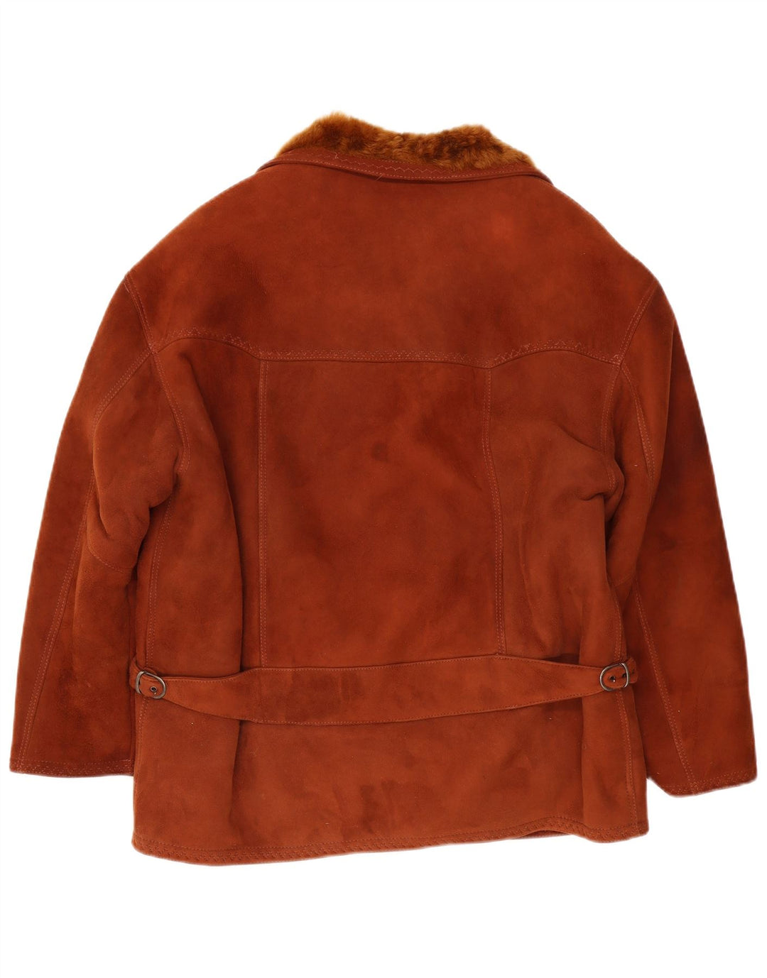 Giacca in shearling vintage da uomo UK 38 Marrone medio