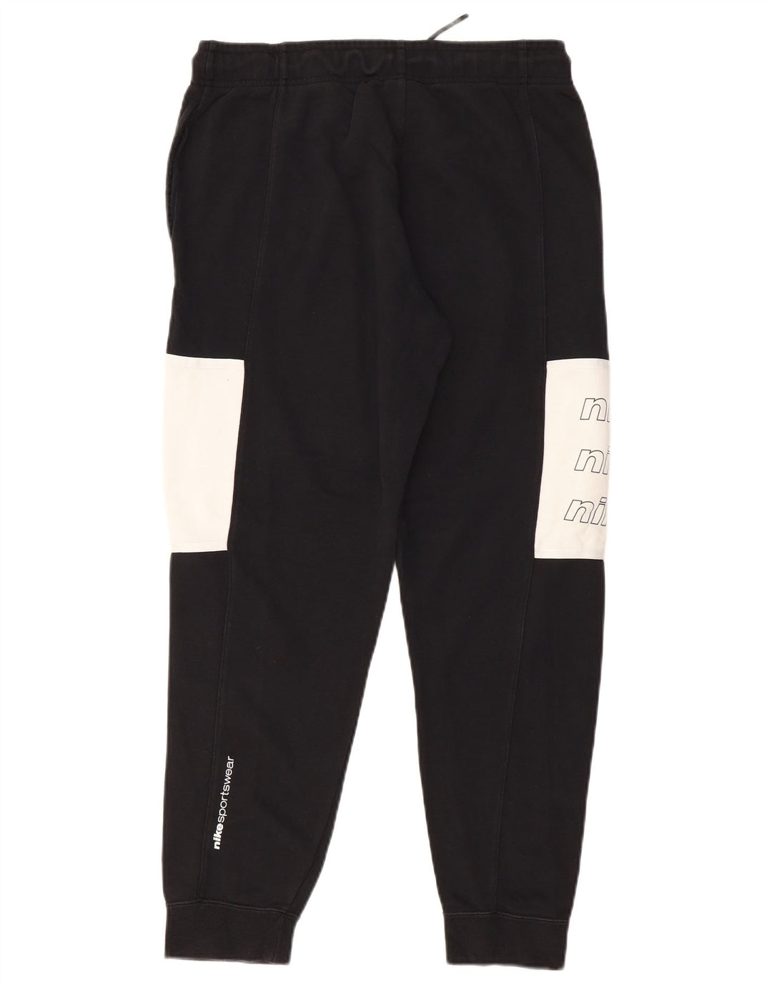 NIKE Pantaloni da tuta con grafica da uomo Joggers Medium Black Colourblock