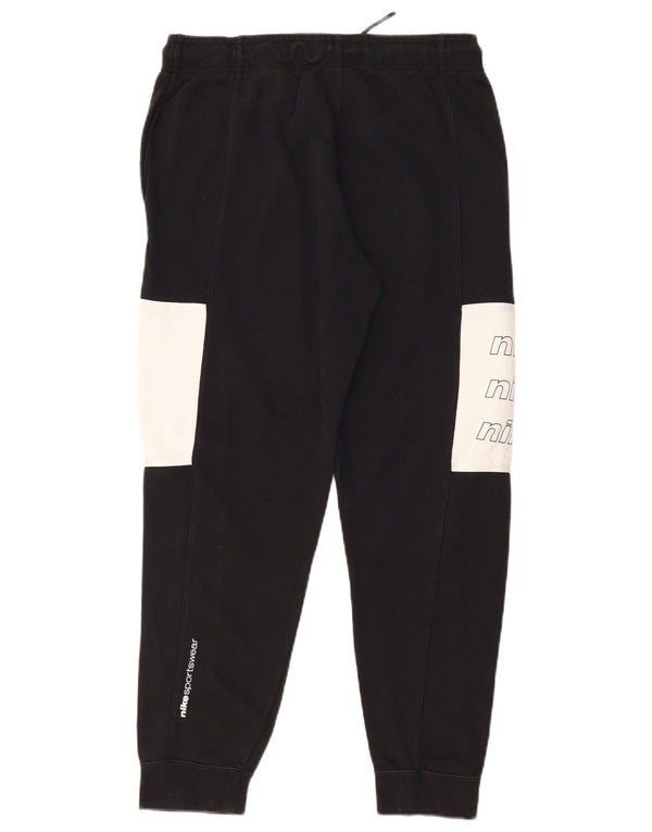 NIKE Pantaloni da tuta con grafica da uomo Joggers Medium Black Colourblock
