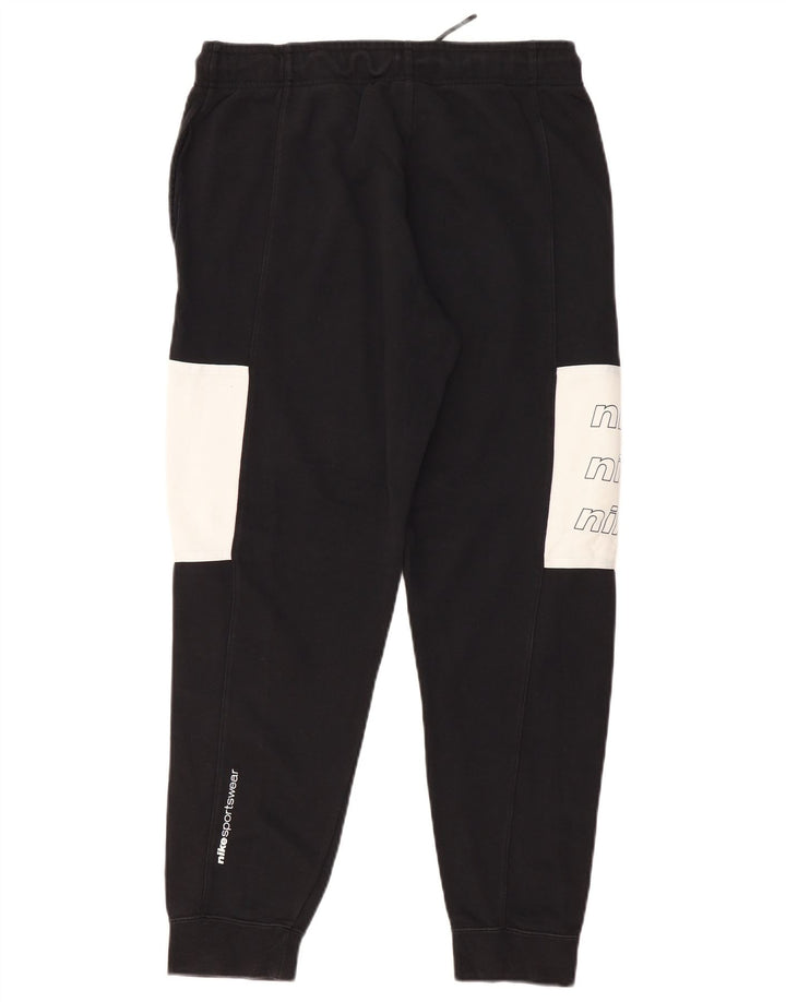 NIKE Pantaloni da tuta con grafica da uomo Joggers Medium Black Colourblock