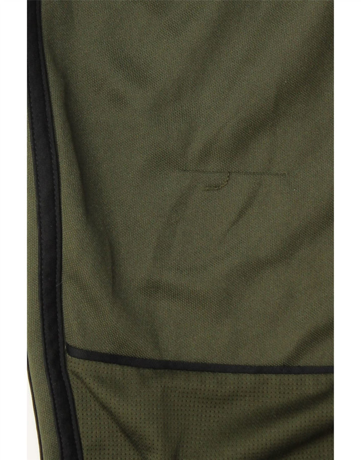 Pantaloni della tuta da ragazzo ADIDAS 13-14 anni in poliestere kaki