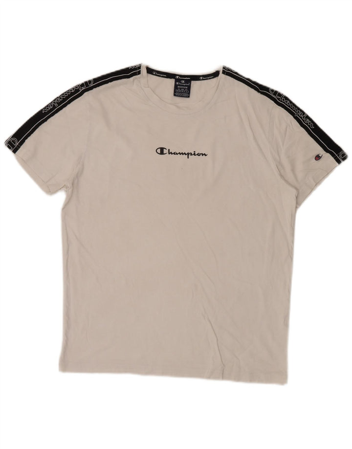 T-shirt grafica da uomo Champion Top color bianco medio