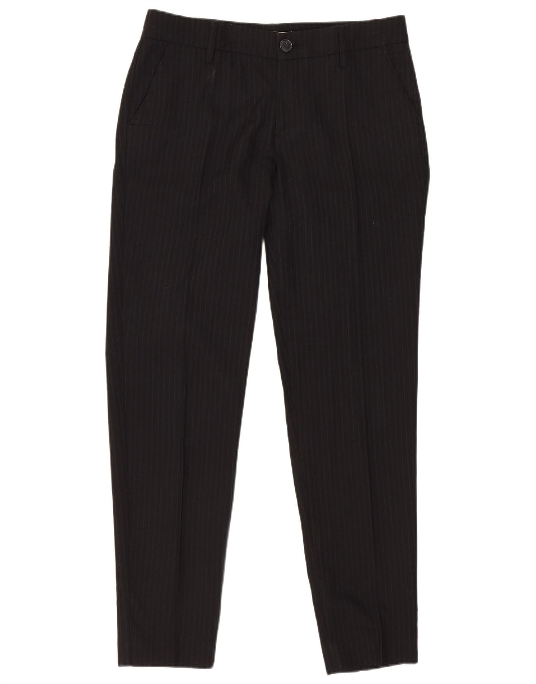 Stefanel Abito da Donna 1 Bottone 2 Pezzi IT 40 Piccolo W28 L28 Gessato Nero