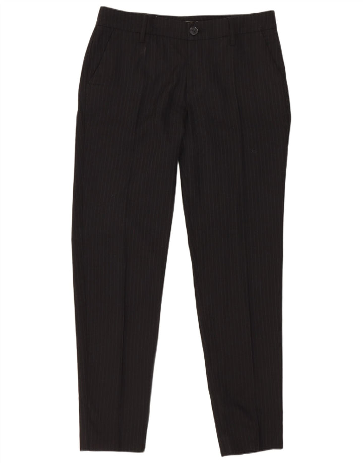 Stefanel Abito da Donna 1 Bottone 2 Pezzi IT 40 Piccolo W28 L28 Gessato Nero