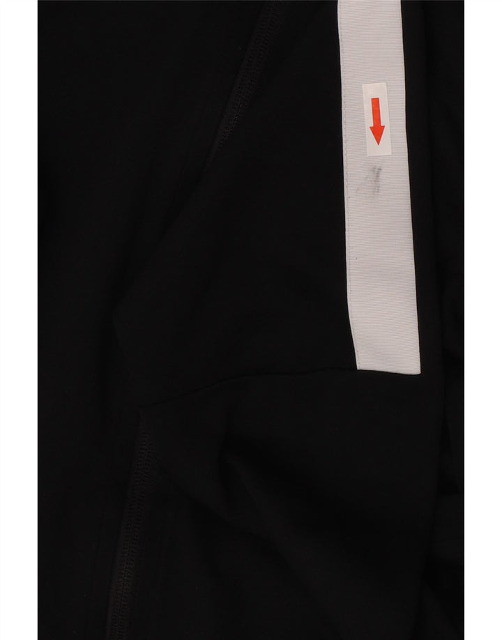 Giacca da tuta da uomo Nike XS in cotone color block nero