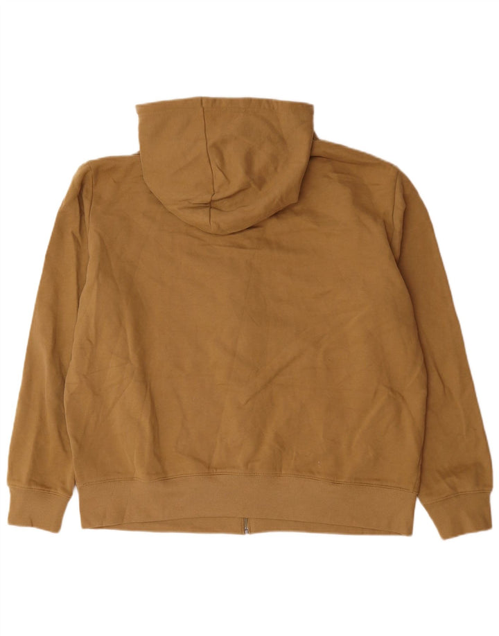 Maglione con cappuccio e zip da uomo Marks & Spencer XL in cotone beige