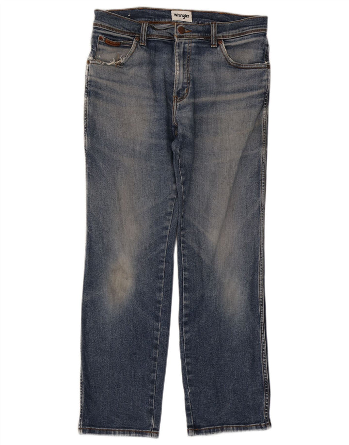 Jeans dritti da uomo Wrangler Texas W32 L30 cotone blu