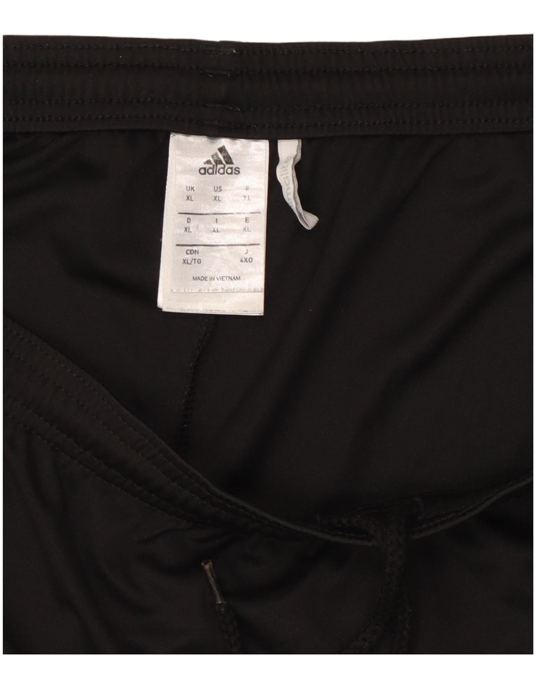 Pantaloncini sportivi da uomo Adidas XL Sport in poliestere a righe nere