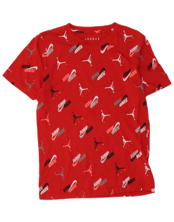 T-shirt grafica Jordan da bambino, 12-13 anni, grande, in cotone rosso