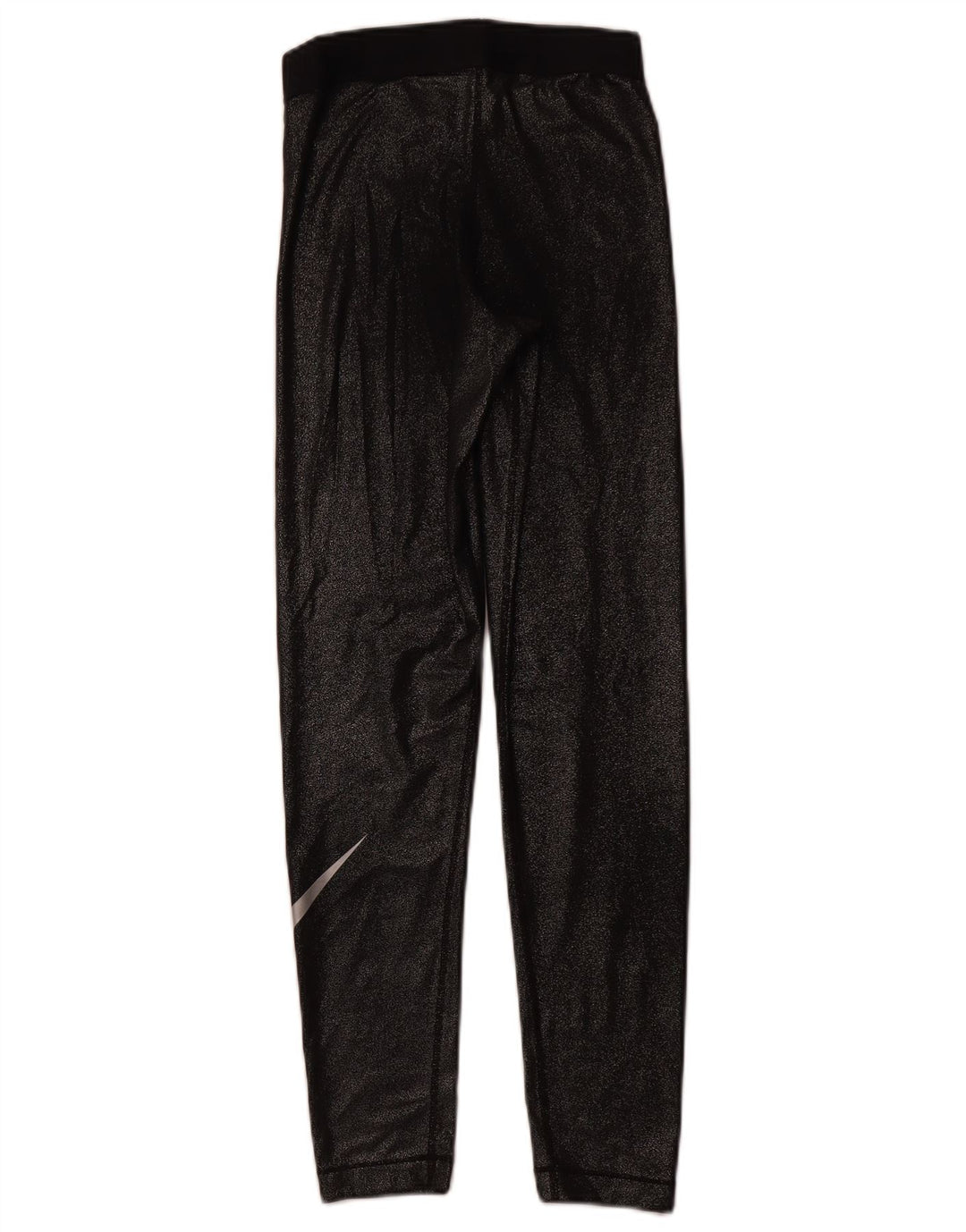 Leggings grafici NIKE da donna Dri Fit UK 8 piccoli poliestere nero