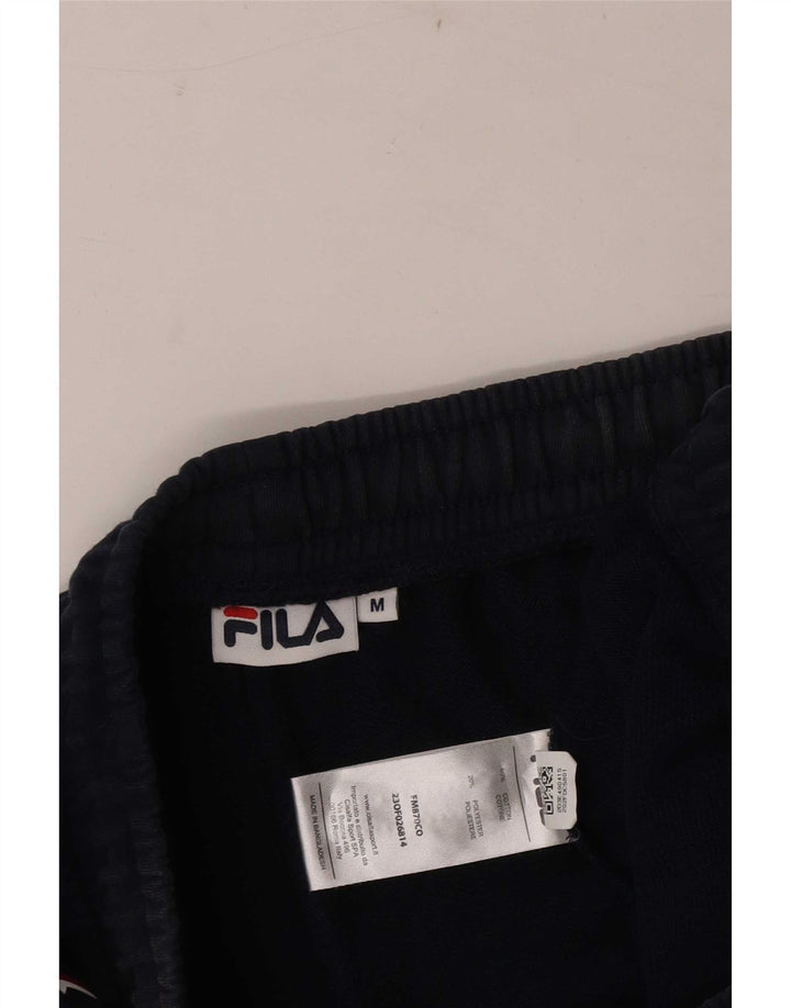Pantaloncini sportivi grafici da uomo Fila cotone medio blu navy