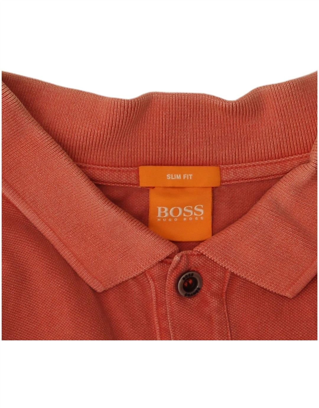 Polo Hugo Boss da uomo slim fit grande arancione