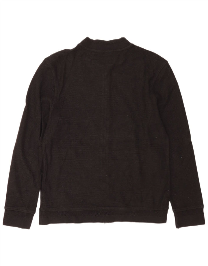 Maglione cardigan da uomo Massimo Dutti in cotone nero medio