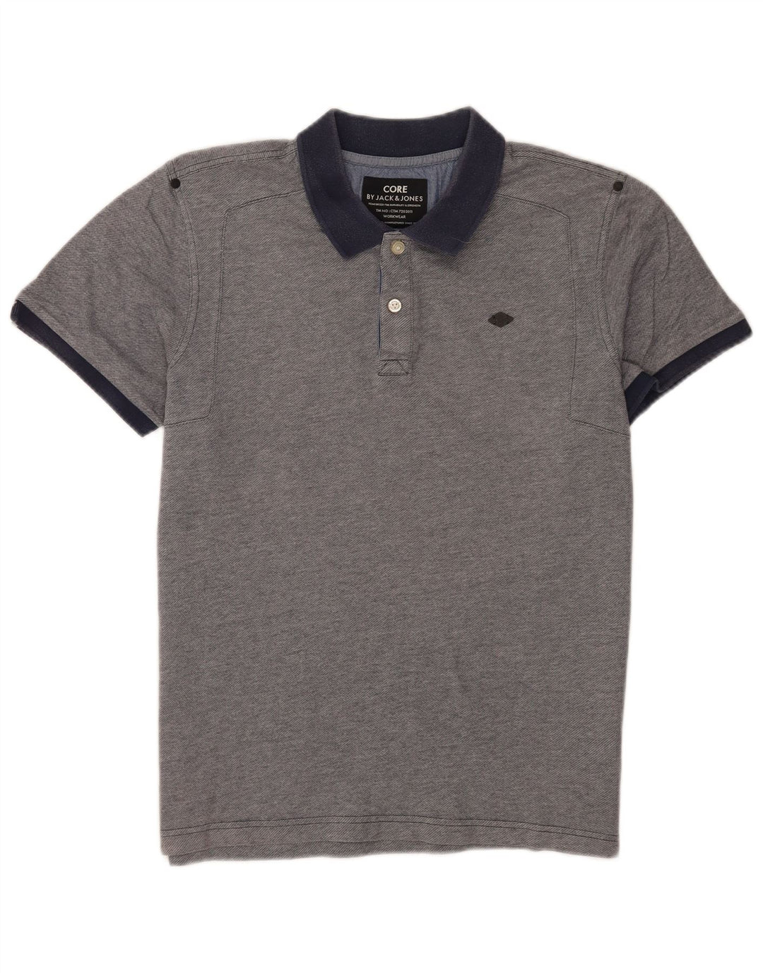 Polo da uomo Jack & Jones XL in cotone blu