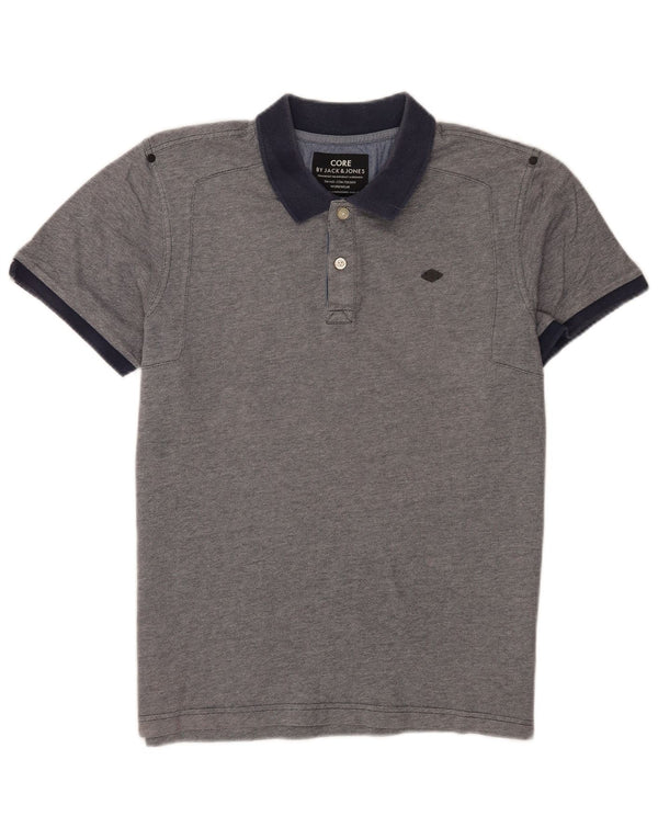 Polo da uomo Jack & Jones XL in cotone blu