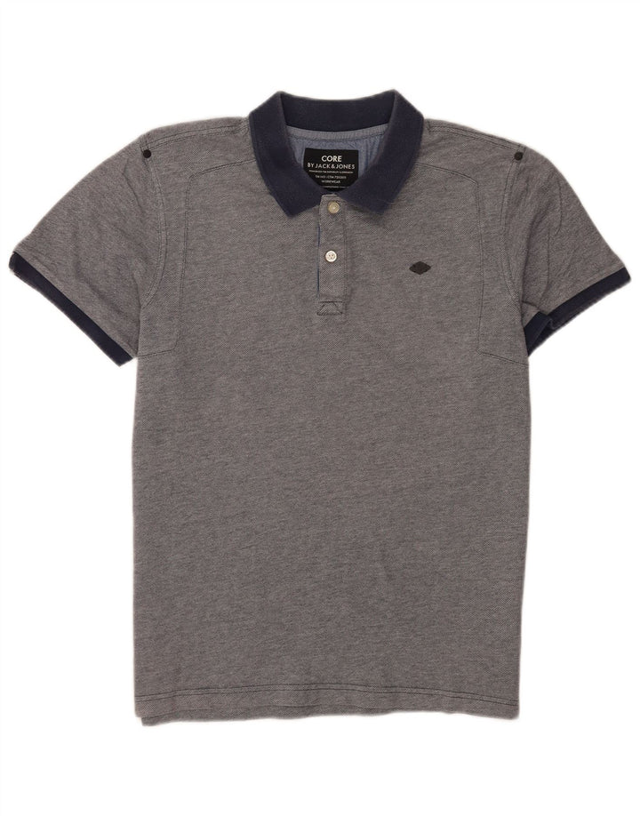 Polo da uomo Jack & Jones XL in cotone blu