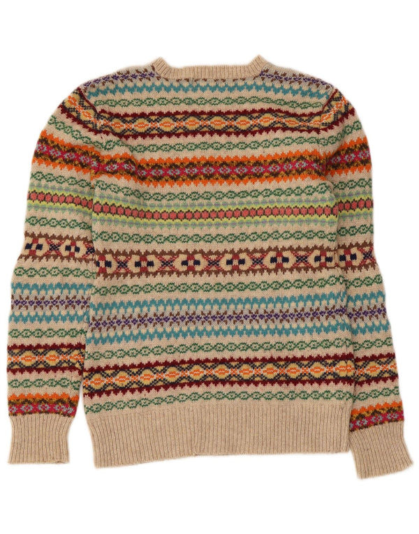 Maglione maglione con scollo a V per ragazze Polo Ralph Lauren 15-16 anni grande multicolore