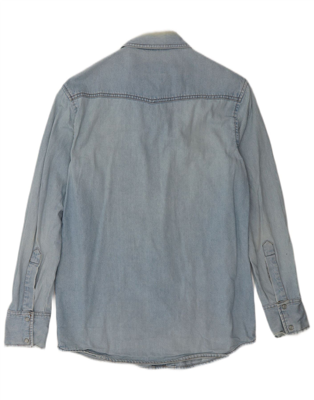Camicia di jeans da uomo Wrangler XS in cotone blu