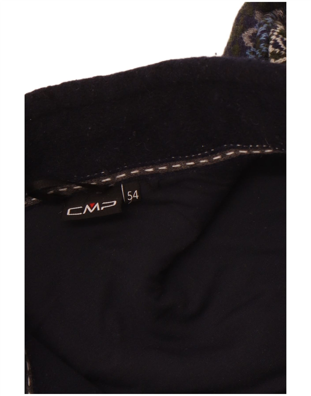 Giacca in pile da uomo CMP EU 54 2XL Poliestere color block blu