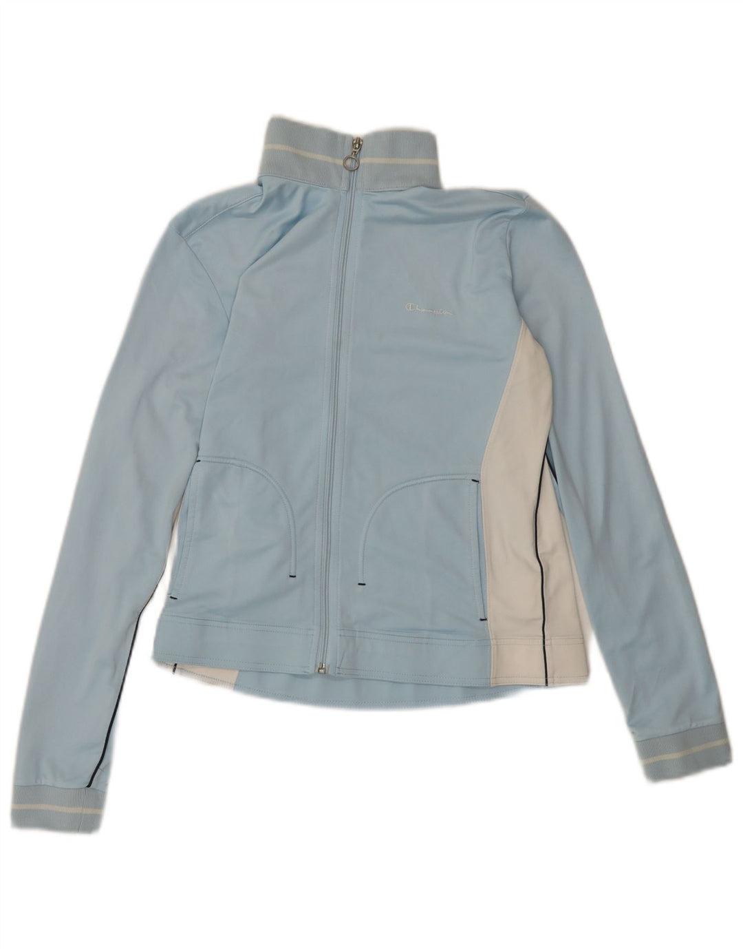 Giacca da tuta da donna Champion UK 14 Large Blu Colourblock Poliestere