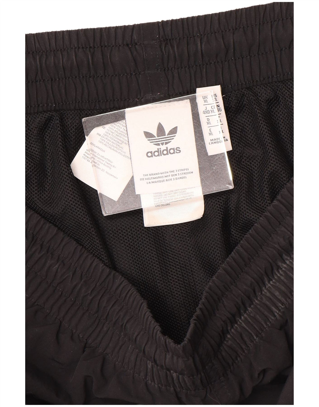 Pantaloncini sportivi da uomo Adidas XL poliestere nero