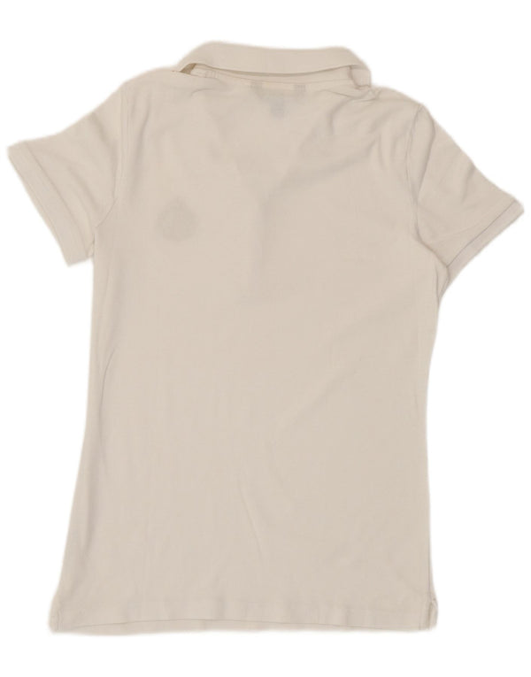 Polo da donna Ralph Lauren UK 12 media bianca