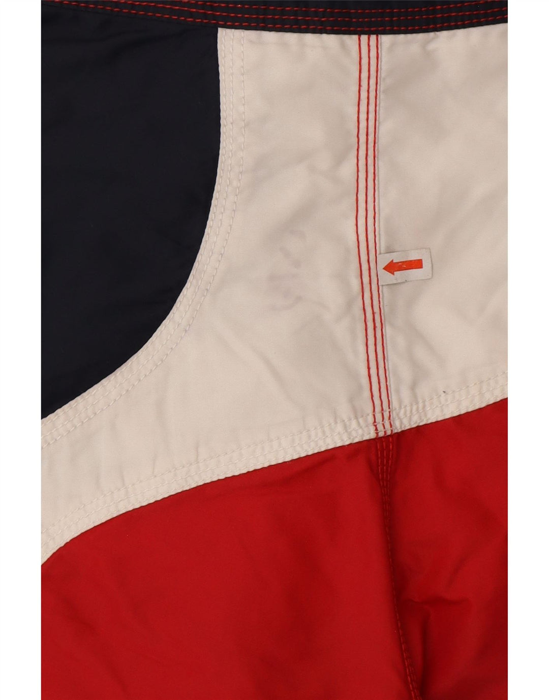 Pantaloncini da bagno grafici da uomo North Sails Small Red Colourblock in poliammide
