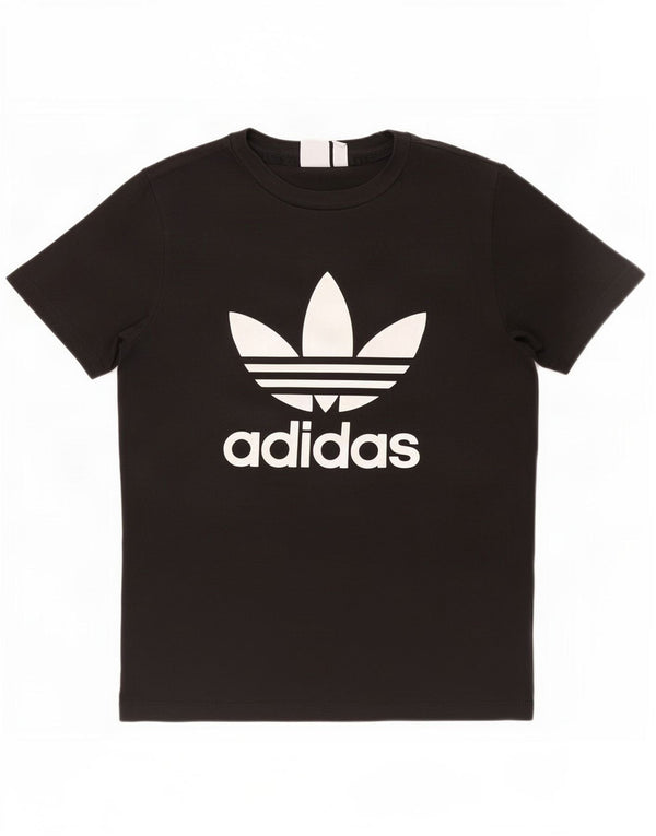 T-shirt grafica da donna Adidas Top UK 14 media nera