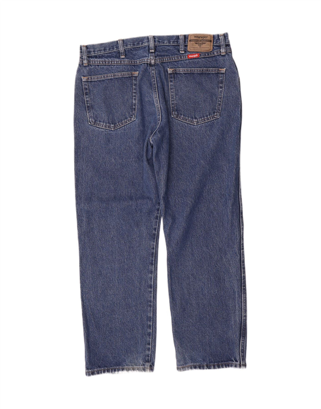 Jeans dritti da uomo Wrangler vestibilità regolare W36 L29 cotone blu