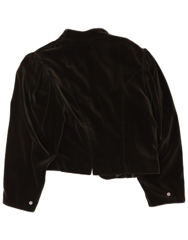Giacca bolero in velluto da donna Trachten Gerlach EU 44 XL cotone kaki