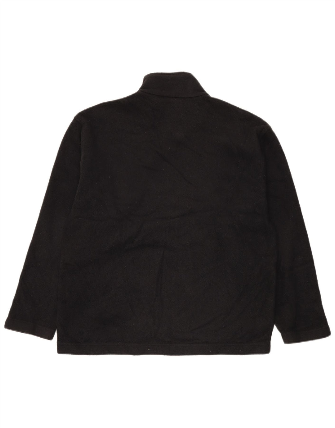 Giacca in pile da uomo Marks & Spencer UK 38 poliestere nero medio