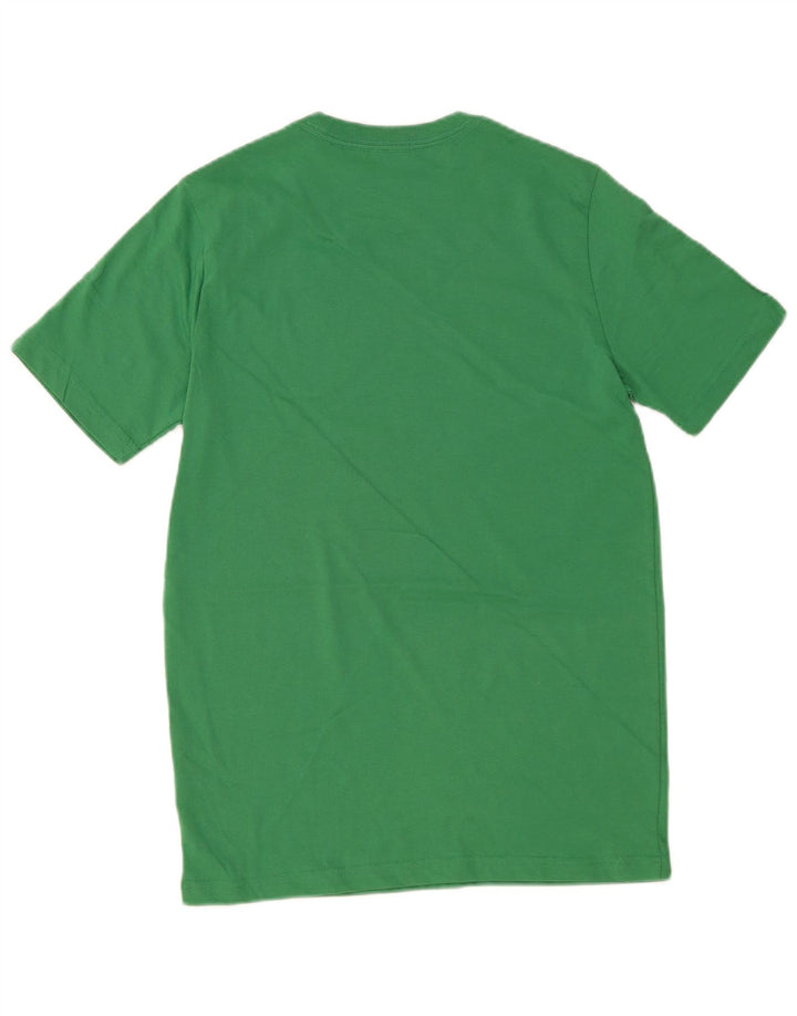 T-shirt grafica da uomo Puma Top Small in cotone verde