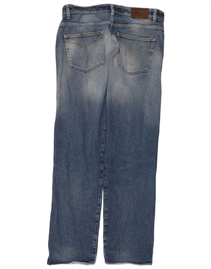 Jeans dritti da uomo Calvin Klein W34 L31 Blu
